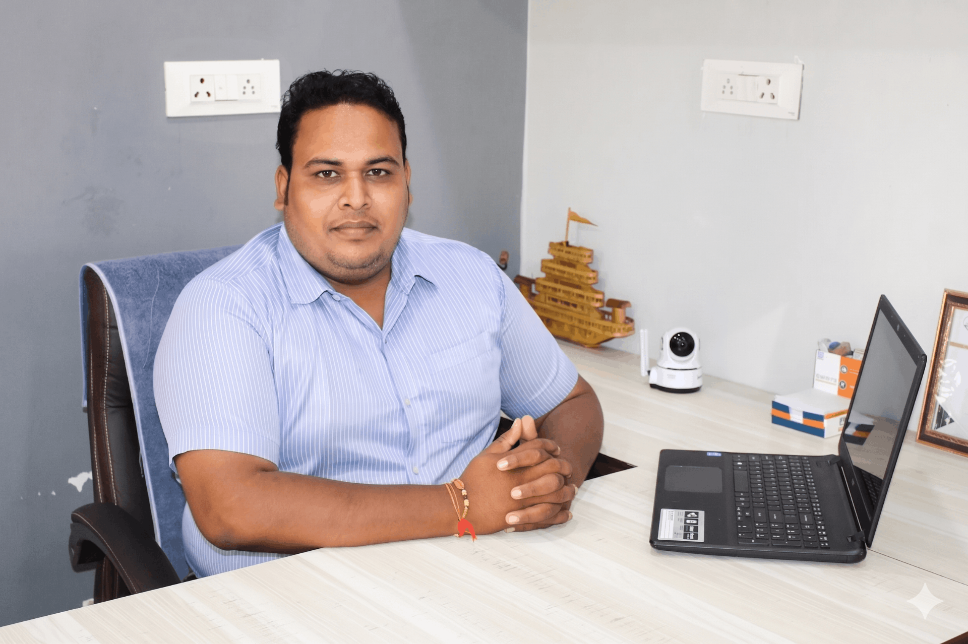 Dr. Parihar at the clinic